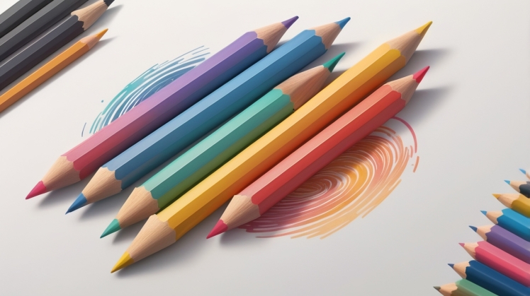 تفاوت مدادرنگی حرفهای با مدادرنگی معمولی