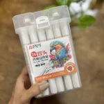 ماژیک اکریلیک دو سر 24 رنگ آودمی