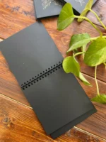 دفتر مشکی سایز 14*14 کلیپس - Image 3
