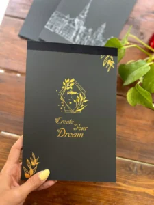 دفتر مشکی کلیپس سایز 24*16 - Image 2