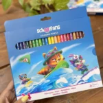 مداد رنگی 24 رنگ اسکول فنس