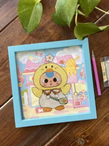 نقاشی الماسی قابدار سایز 20*20