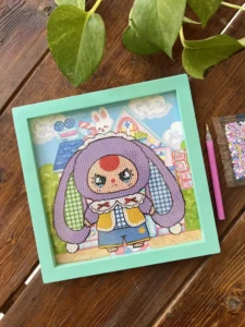 نقاشی الماسی قابدار سایز 20*20 - Image 2