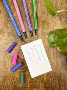 روان نویس نوک نمدی 12 رنگ اسکای گلوری - Image 2