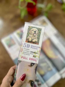 نقاشی الماسی سایز 30*40 بسته بندی طلقی بزرگسال - Image 3