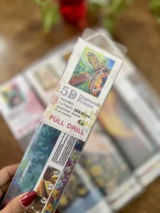 نقاشی الماسی سایز 30*40 بسته بندی طلقی بزرگسال - Image 5