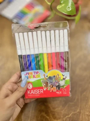 ماژیک 12 رنگ طلقی کایزر