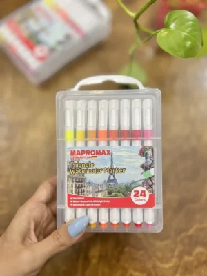 ماژیک 24 رنگ جوهر آلمانی مپرومکس