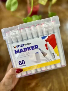 ماژیک 60 رنگ راندو دو سر وینتر