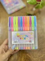 خودکار 12 رنگ فسفری