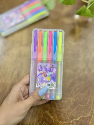 خودکار 6 رنگ فسفری