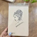 دفتر کرافت جلد سخت سایز A5 میکرو کد F9