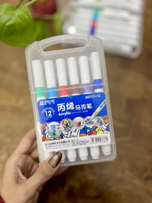 ماژیک اکریلیک 12 رنگ آودمی