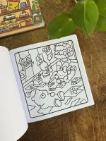 دفتر رنگ آمیزی فانتری لانگو | 48 برگ | سایز 20*20 | مجموعه COZY DAYS | وارداتی - تصویر 4