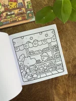 دفتر رنگ آمیزی فانتری لانگو | 48 برگ | سایز 20*20 | مجموعه COZY DAYS | وارداتی - تصویر 6