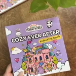 دفتر رنگ آمیزی فانتری لانگو | 48 برگ | سایز 20*20 | مجموعه COZY EVER AFTER | وارداتی
