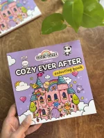 دفتر رنگ آمیزی فانتری لانگو | 48 برگ | سایز 20*20 | مجموعه COZY EVER AFTER | وارداتی