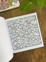 دفتر رنگ آمیزی فانتری لانگو | 48 برگ | سایز 20*20 | مجموعه COZY EVER AFTER | وارداتی - تصویر 6