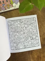 دفتر رنگ آمیزی فانتری لانگو | 48 برگ | سایز 20*20 | مجموعه COZY EVER AFTER | وارداتی - تصویر 4