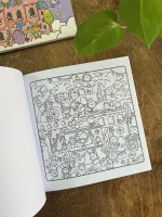 دفتر رنگ آمیزی فانتری لانگو | 48 برگ | سایز 20*20 | مجموعه COZY EVER AFTER | وارداتی - تصویر 3